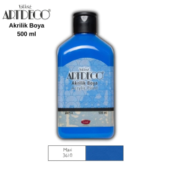 ARTDECO AKRİLİK BOYA 500ML MAVİ 3610